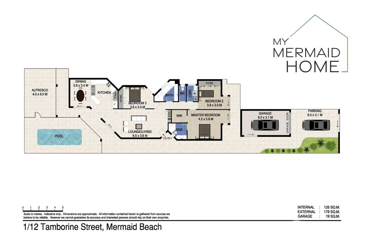 1 / 12 Tamborine Street, Mermaid Beach