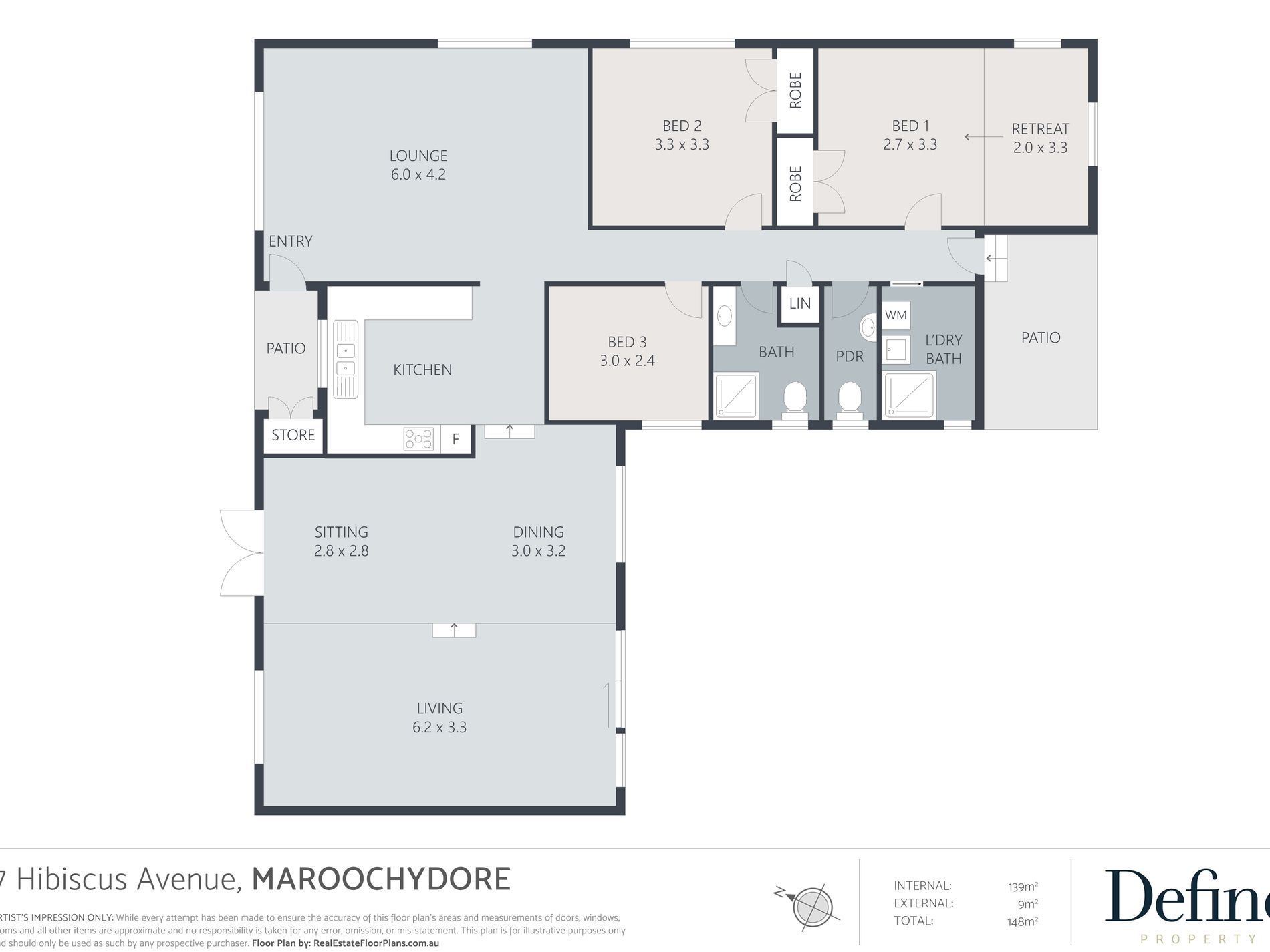 7 Hibiscus Avenue, Mooloolaba Floor Plan