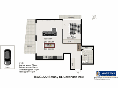 402 / 222 Botany Road, Alexandria