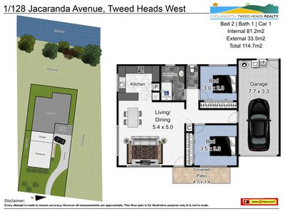 1 / 128 Jacaranda Avenue, Tweed Heads West