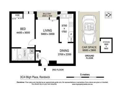 3C / 4 Bligh Place, Randwick