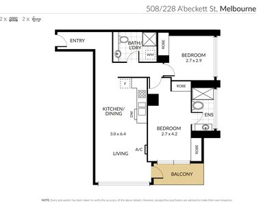 508 / 228 A'Beckett Street, Melbourne