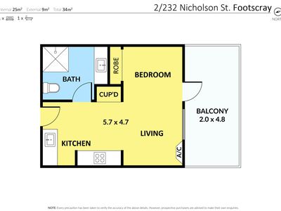 3 / 232 Nicholson Street, Footscray