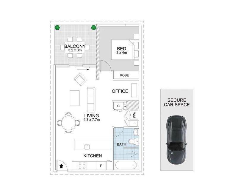 4412/18 Parkside Circuit, Hamilton Floor Plan