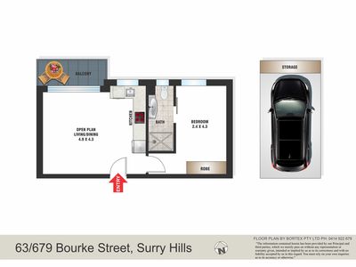 63 / 679 Bourke Street, Surry Hills