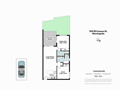 102/83 Lawson St, Morningside