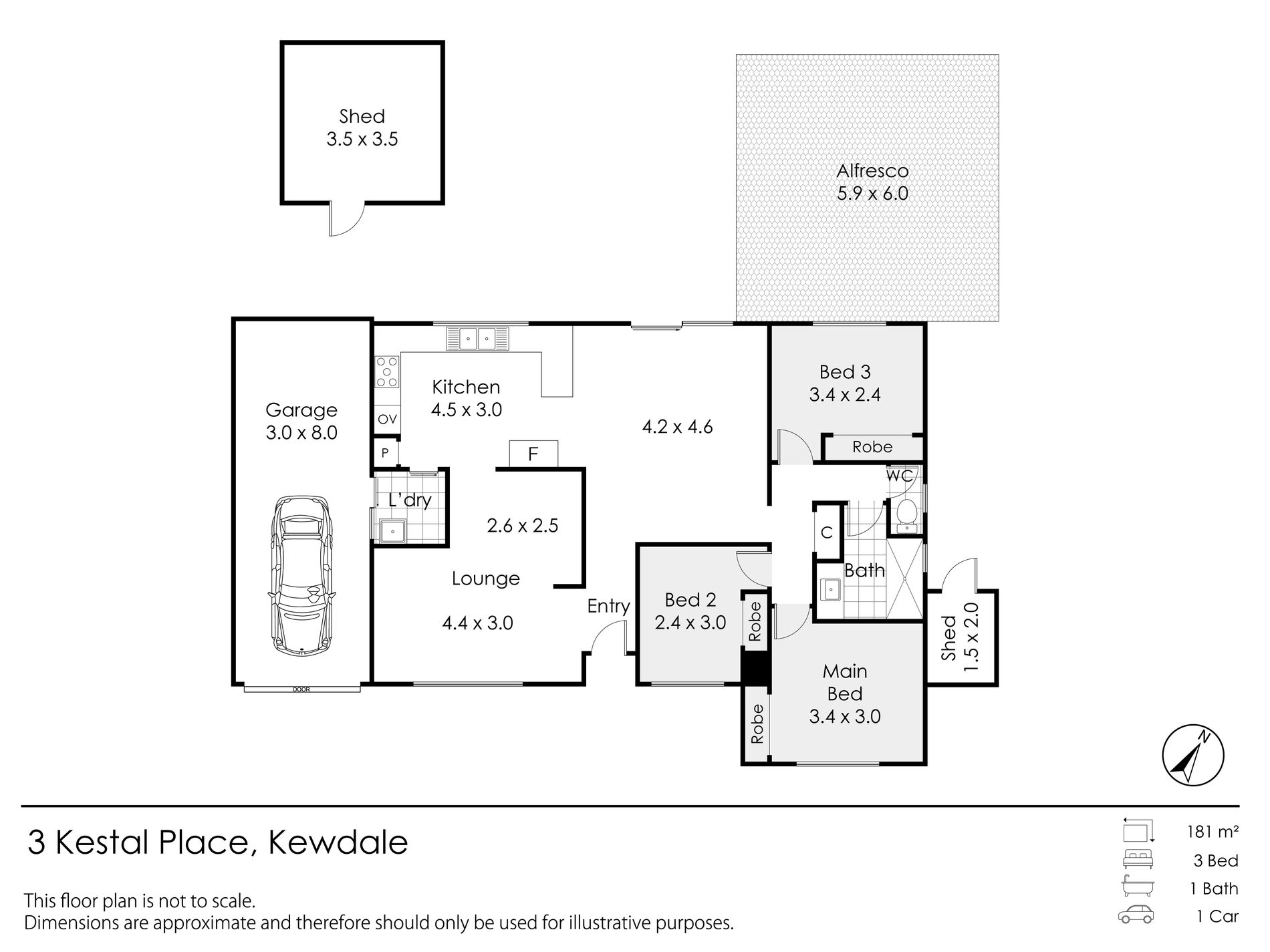 3 Kestal Place, Kewdale