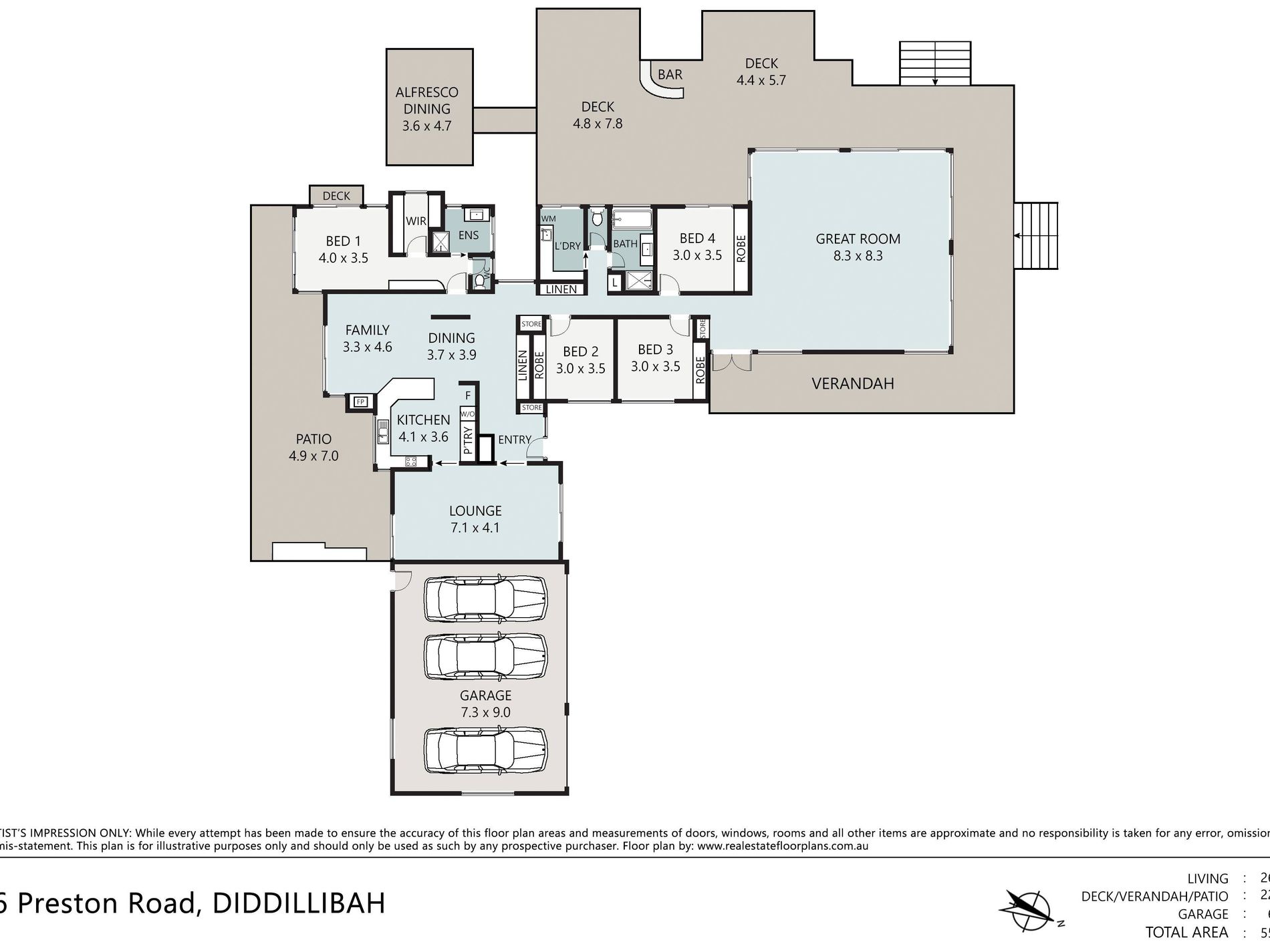 36 Preston Road, Diddillibah Floor Plan