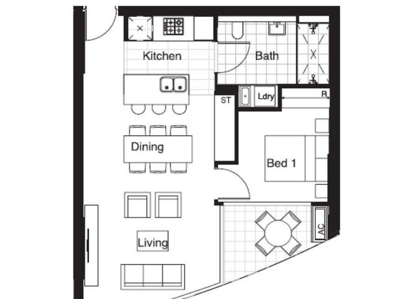 1209 / 1 Australia Avenue, Sydney Olympic Park Floor Plan