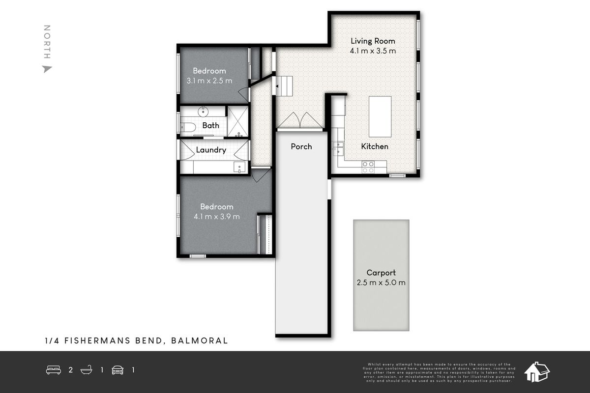 1 / 4 Fishermans Bend, Balmoral