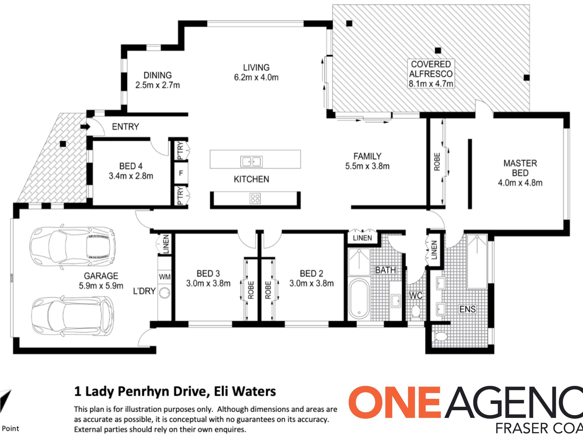 1 Lady Penrhyn Drive, Eli Waters