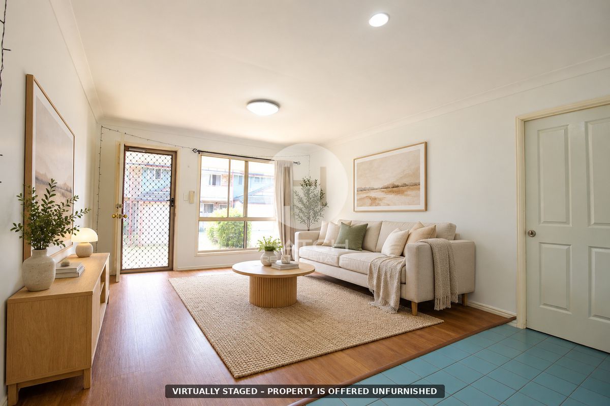 Single-Level Three-Bedroom Townhouse with Private Courtyard