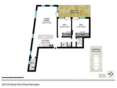203 / 232-234 Rocky Point Road, Ramsgate