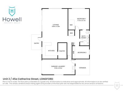 2 / 45A Catherine Street , Longford