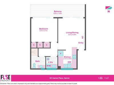 8 / 3 Garran Place, Garran