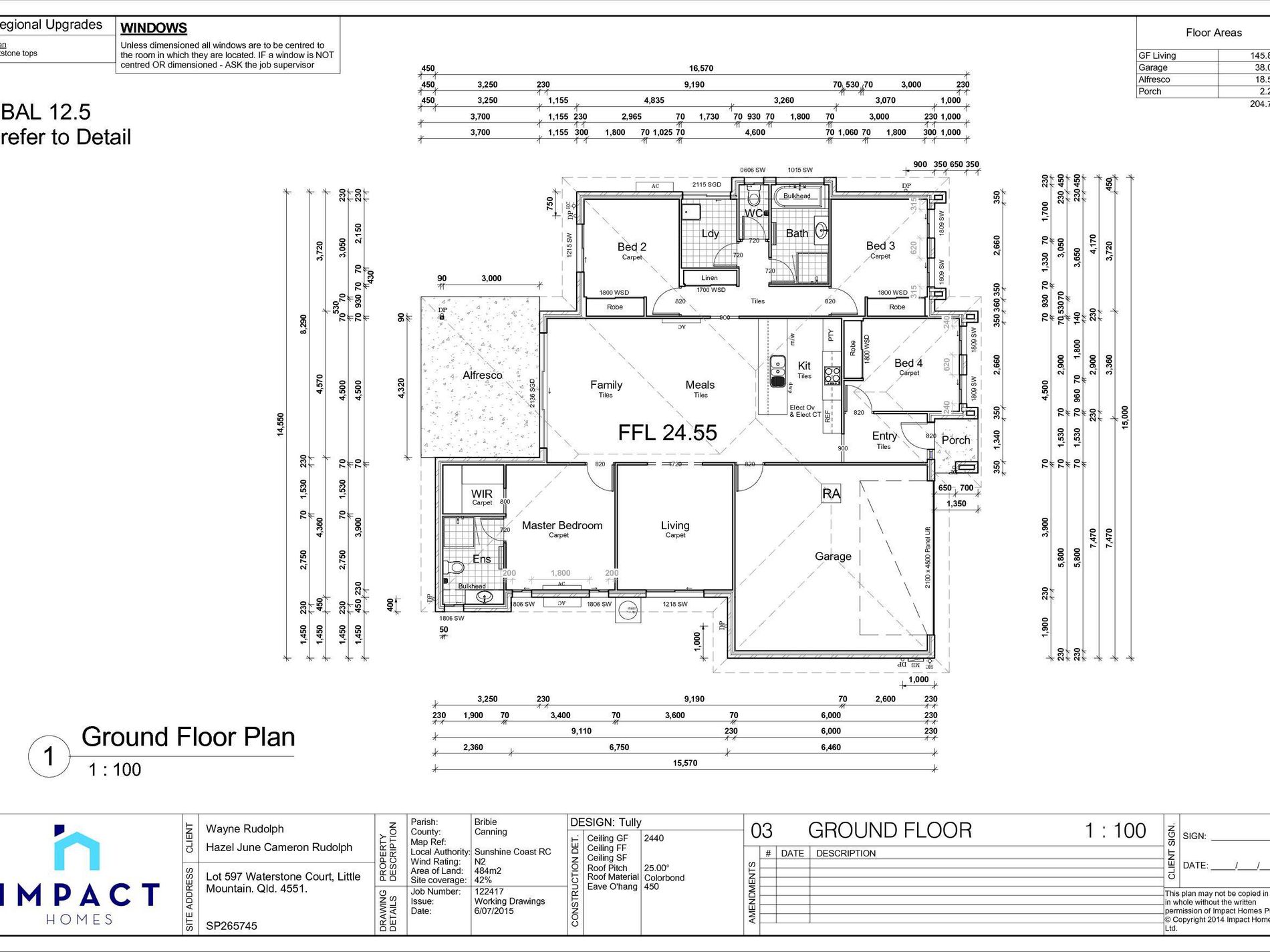 7 Waterstone Court, Little Mountain Floor Plan