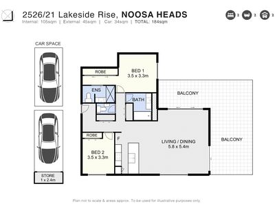2526 / 21 Lakeview Rise, Noosa Heads