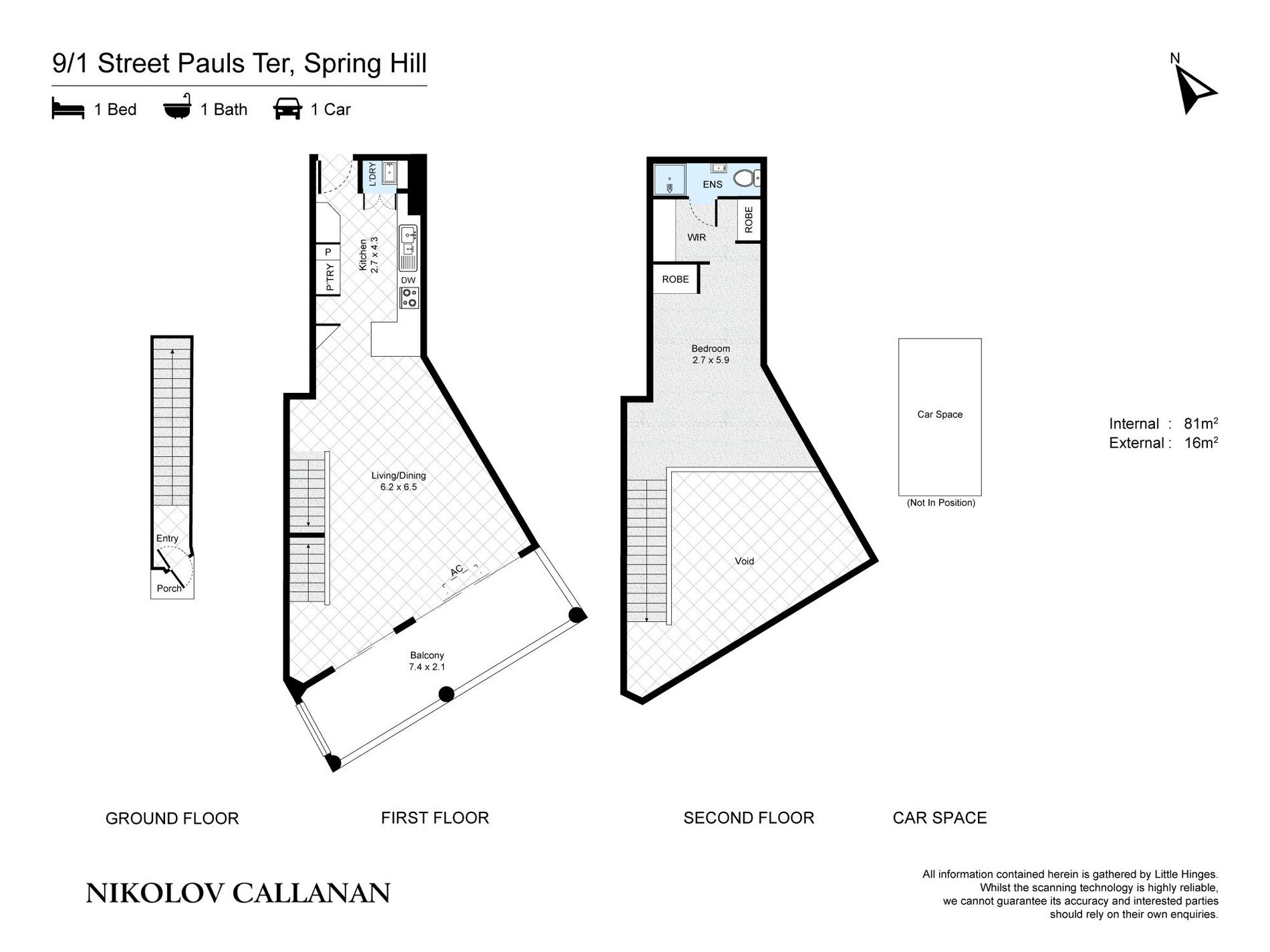 9 / 1 St Pauls Terrace, Spring Hill