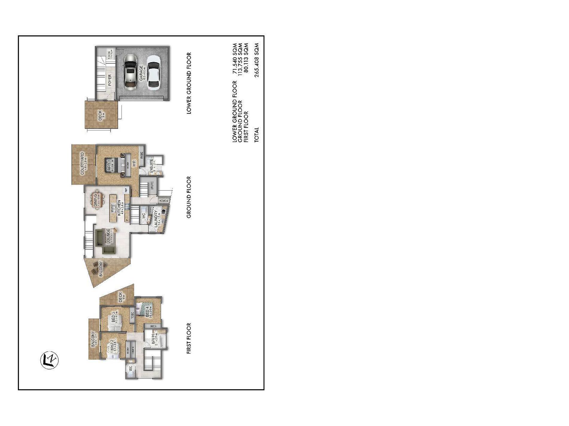 13 The Grove, Alexandra Headland Floor Plan