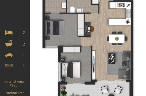 109 / 2 Good st, Westmead