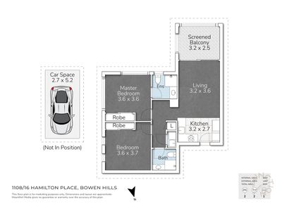 1108 / 16 Hamilton Place, Bowen Hills