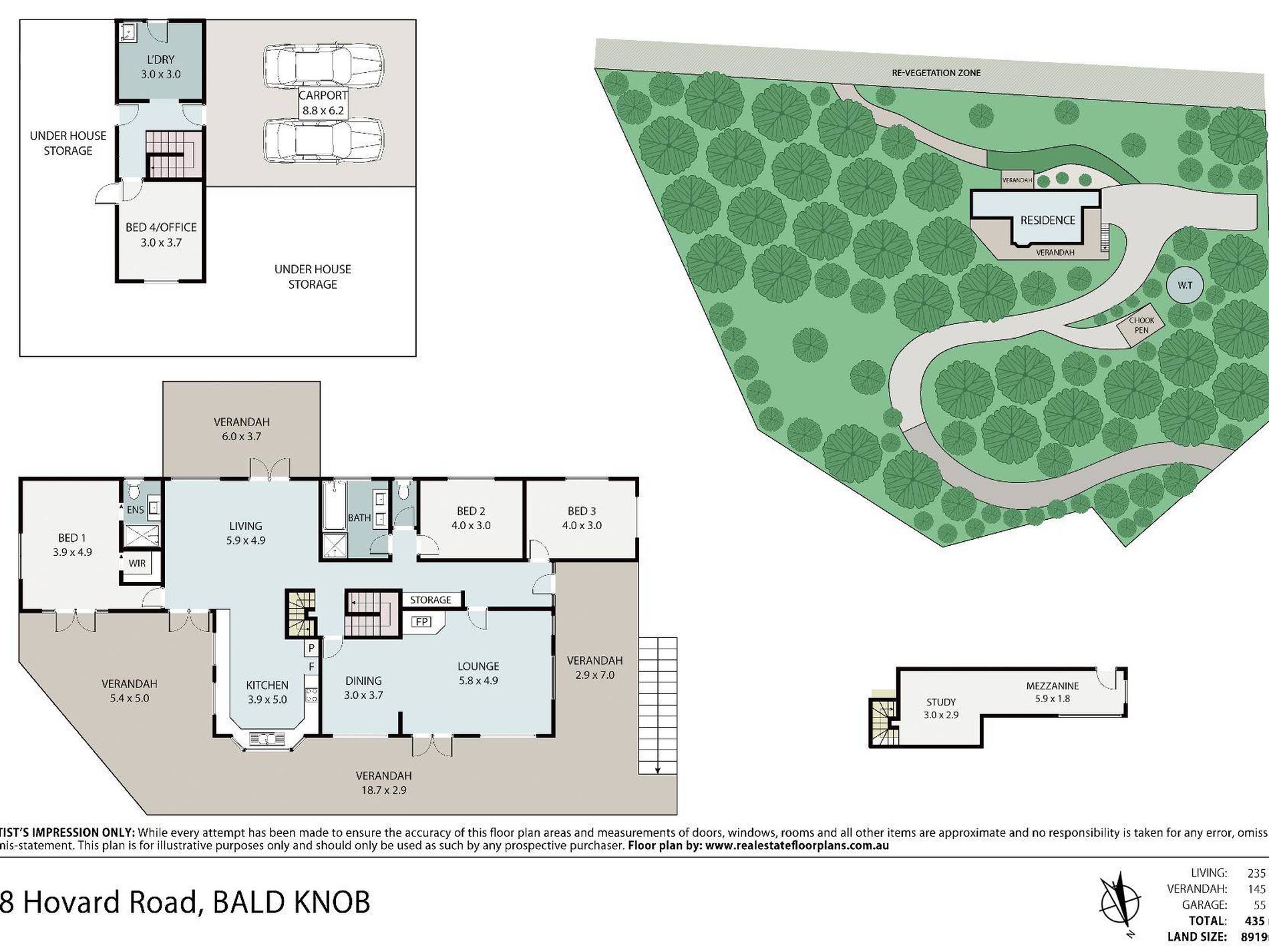 88 Hovard Road, Bald Knob Floor Plan