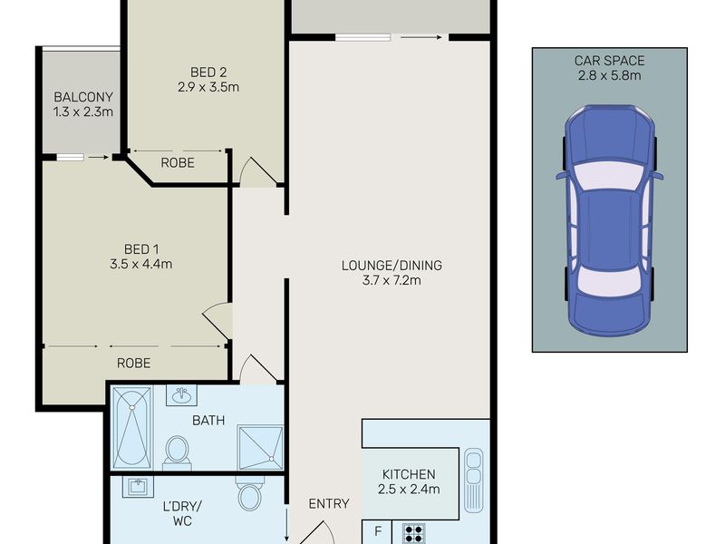 87 / 29-33 Kildare Road, Blacktown Floor Plan
