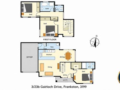3 / 23B Gairloch Drive, Frankston