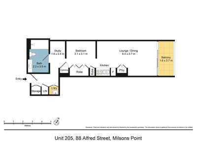 205 / 88 Alfred Street, Milsons Point