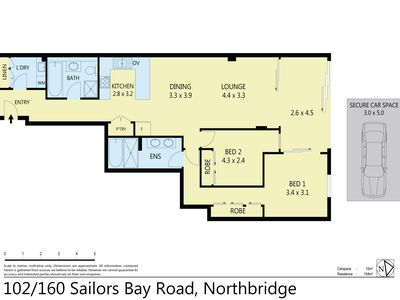 102/160 Sailors Bay Rd, Northbridge