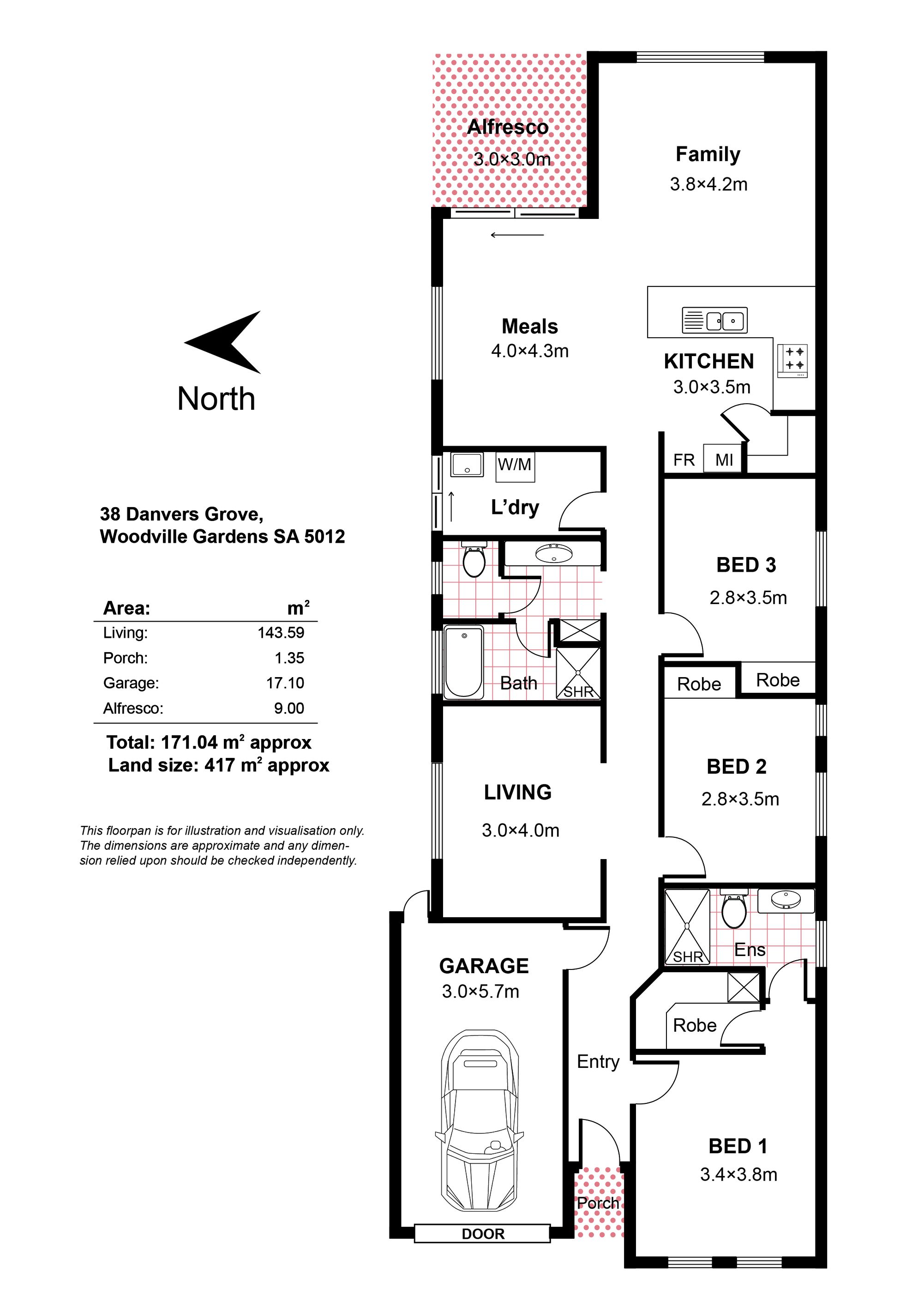 38 Danvers Grove, Woodville Gardens
