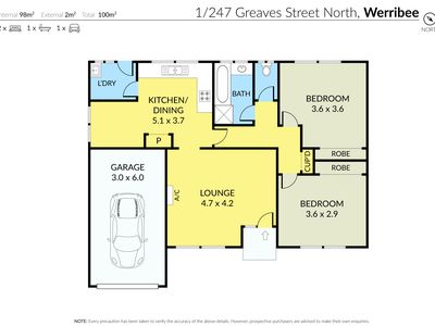 1 / 247 Greaves Street North, Werribee