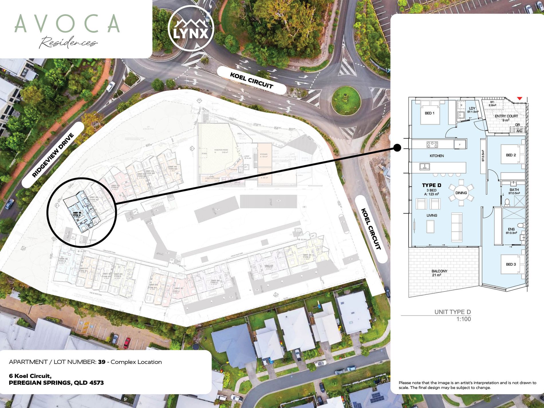 39 / 6 Koel Circuit , Peregian Springs