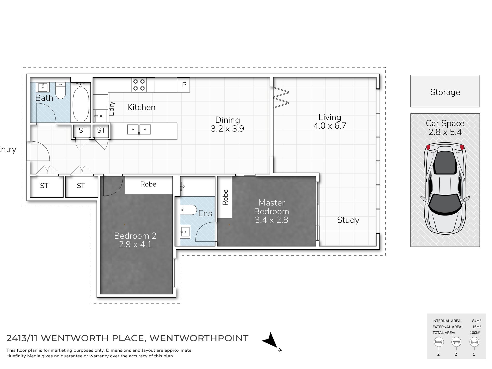 2413 / 11 Wentworth Place, Wentworth Point