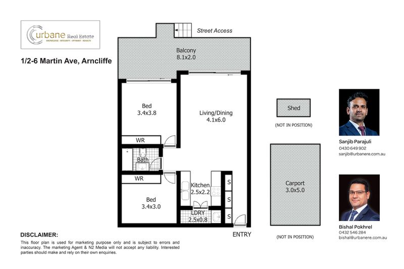 1 / 2-6 Martin Avenue, Arncliffe