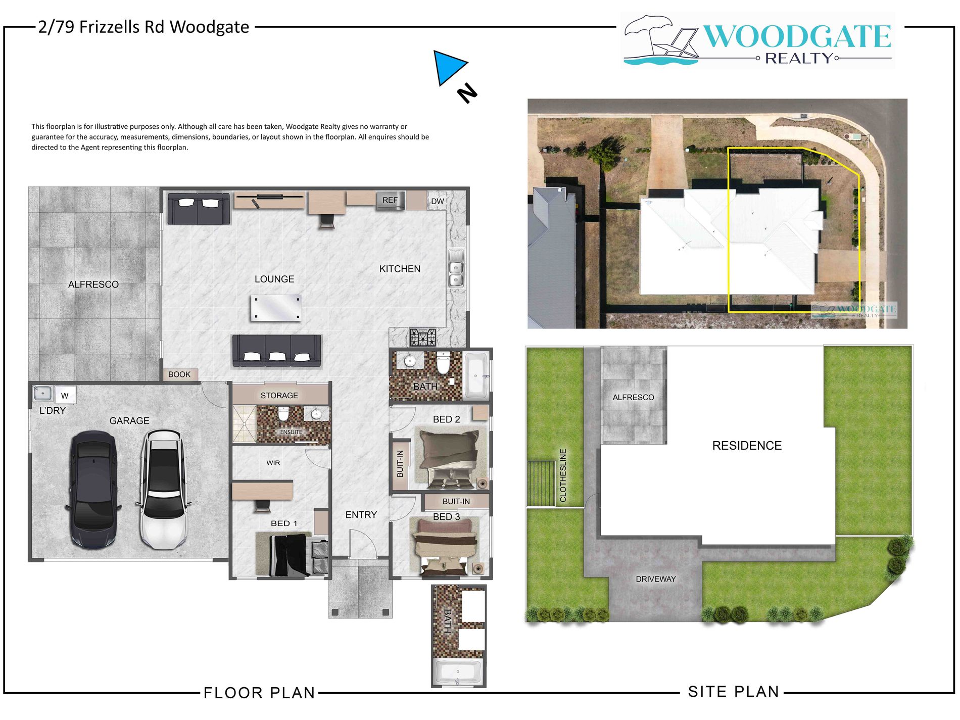 2 / 79 Frizzells Rd Woodgate, Woodgate
