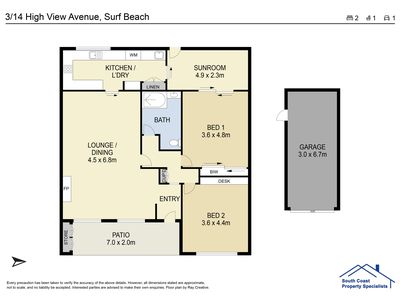 3 / 14 HIGH VIEW AVENUE, Surf Beach