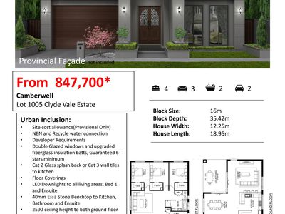 Lot 1005, 48 Hyde Avenue, Clyde North
