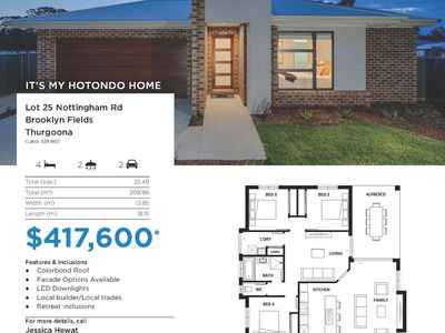 Lot 1-116, Brooklyn Drive, Thurgoona