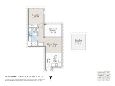 1011 / 16 Hamilton Place, Bowen Hills