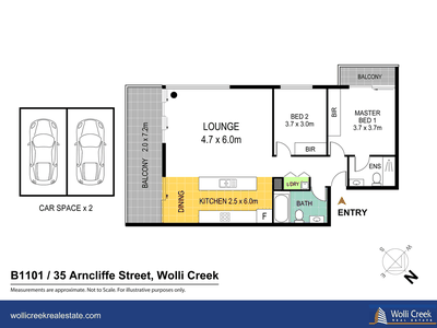 B1101 / 35 Arncliffe Street, Wolli Creek