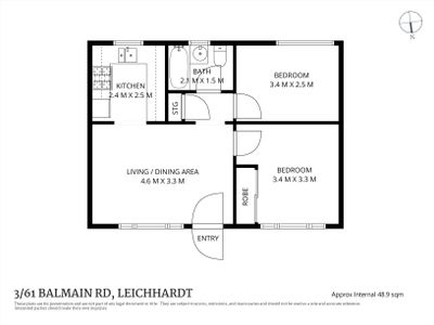 3 / 61 Balmain Road, Leichhardt