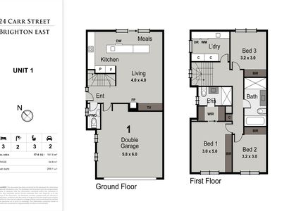 1 / 24 Carr Street, Brighton East