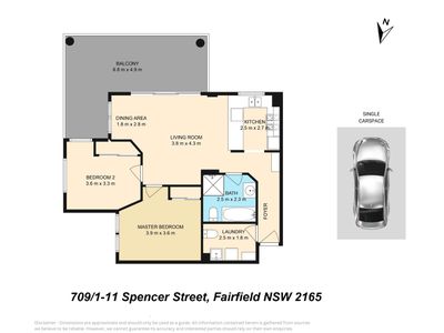 709 / 1-11 Spencer Street, Fairfield