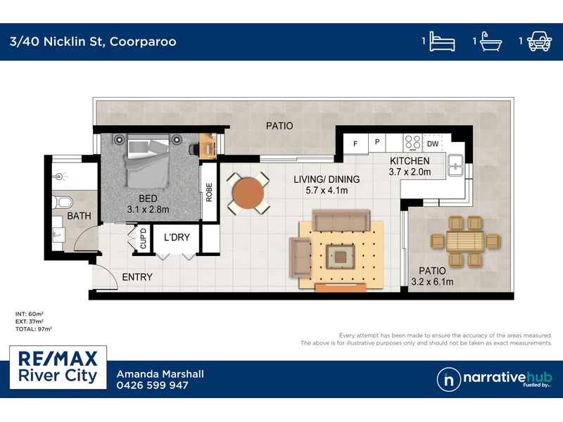 3 / 40 Nicklin Street, Coorparoo Floor Plan