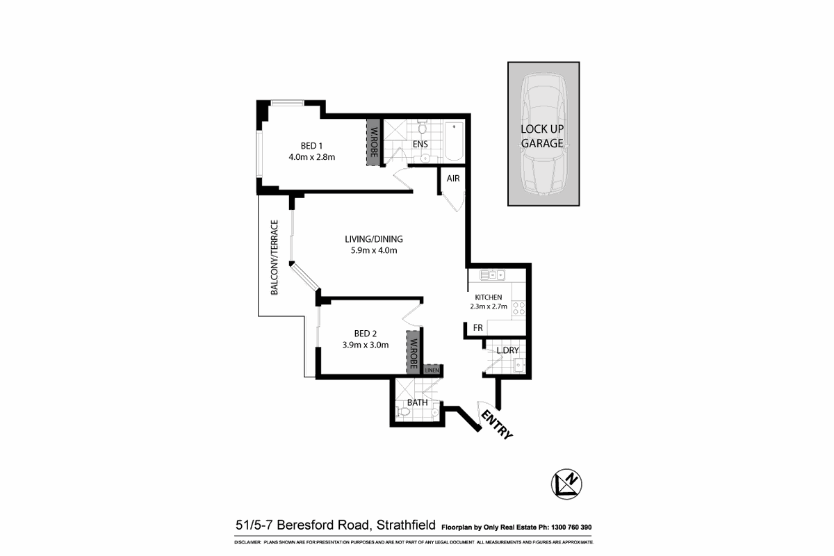 51 / 5-7 Beresford Road, Strathfield Floor Plan