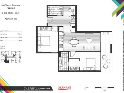 206 / 10 Clinch Avenue, Preston