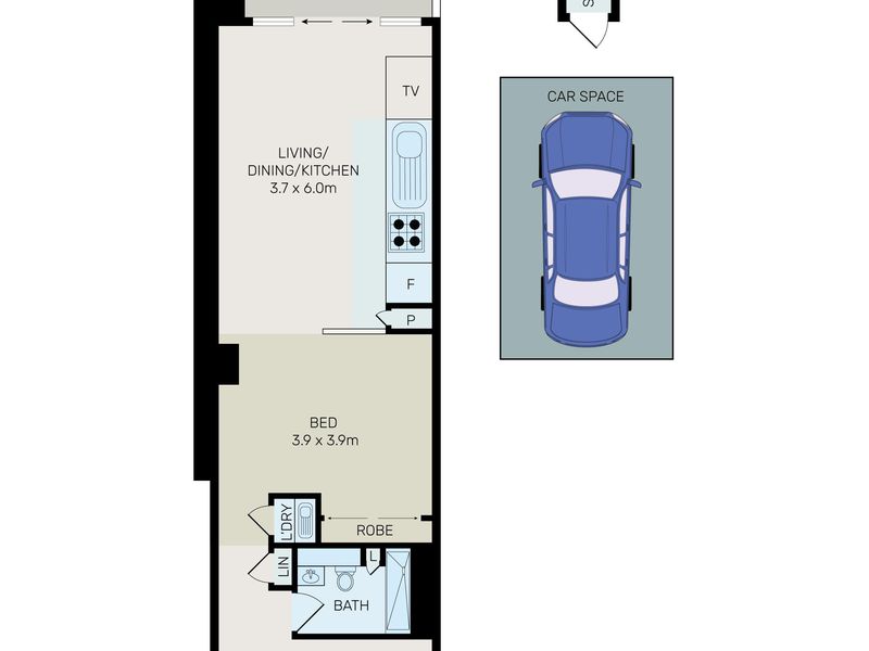 107 / 168 Liverpool Road, Ashfield Floor Plan