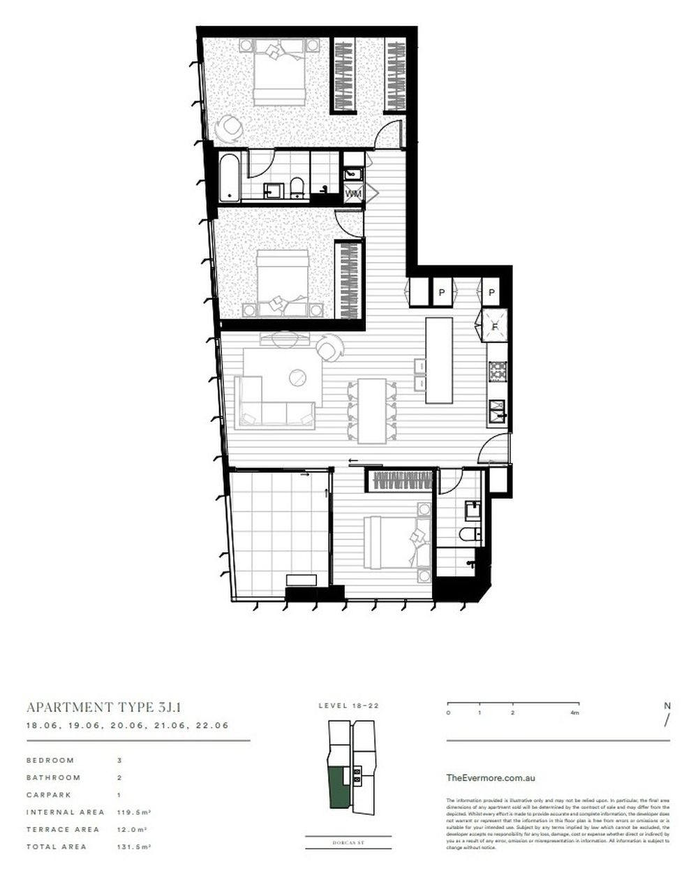 1806B / 58-66 Dorcas Street, Southbank