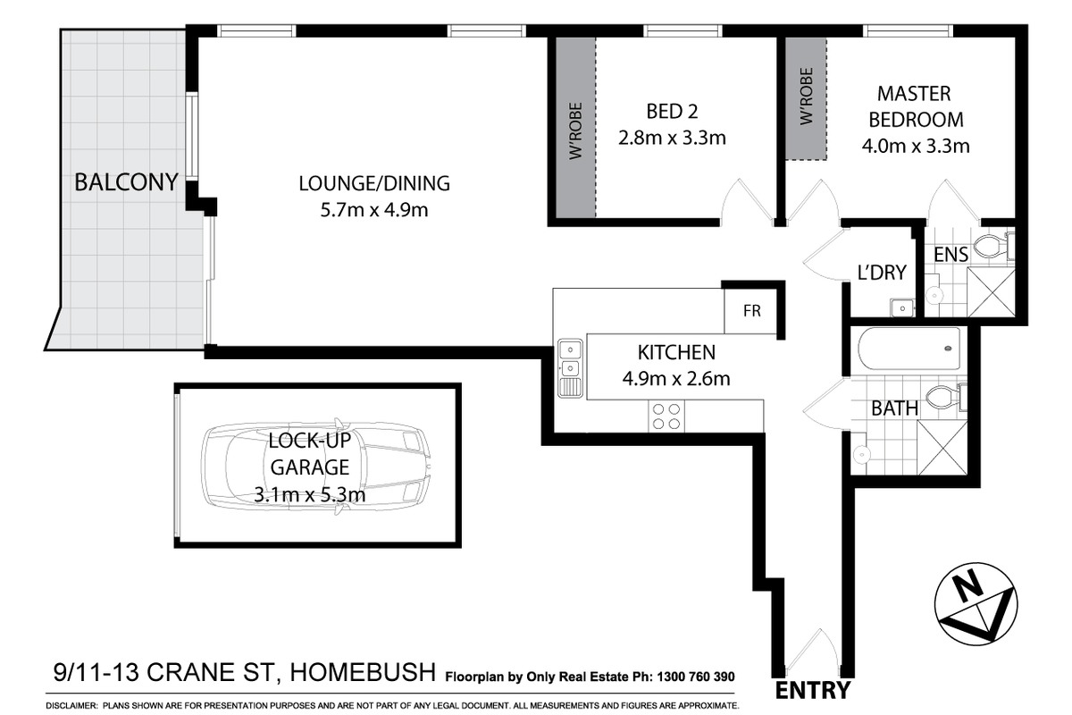 9 / 11 Crane Street, Homebush